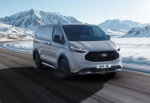 La Ford E-Transit Custom incorpora tracción total para afrontar nuevos retos