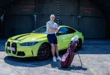 Gareth Bale pone a prueba sus habilidades al volante del BMW M4 Competition