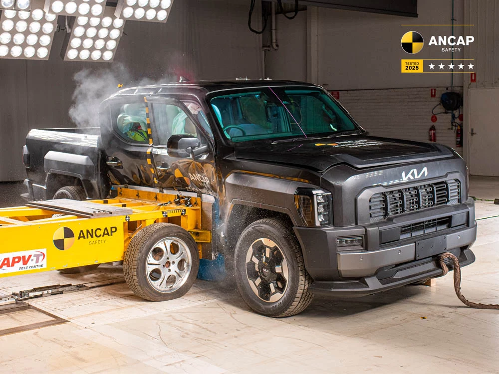El Kia Tasman debuta con cinco estrellas en las pruebas de ANCAP 1 Motor16 Kia Tasman, cinco estrellas ANCAP