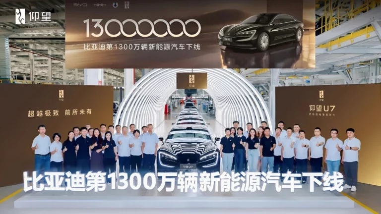 El increíble récord de fabricación de BYD en solo ocho meses
