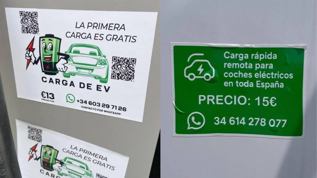 Mucha atención si cargas tu coche eléctrico en Iberdrola, Ionity, Wenea, Zunder… Sobre todo si te encuentras con este código QR. Es una estafa 1 Motor16 pegatina falsa estafa puntos de recarga iberdrola