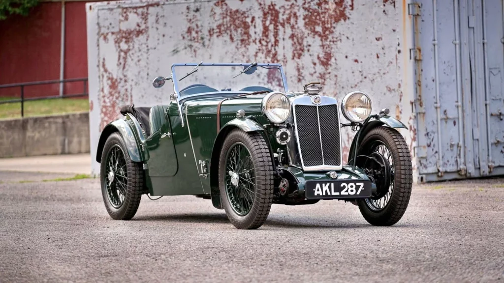 100 ANOS DESCAPOTABLES MG 10.MG L Type Magna 1933–1934 Motor16