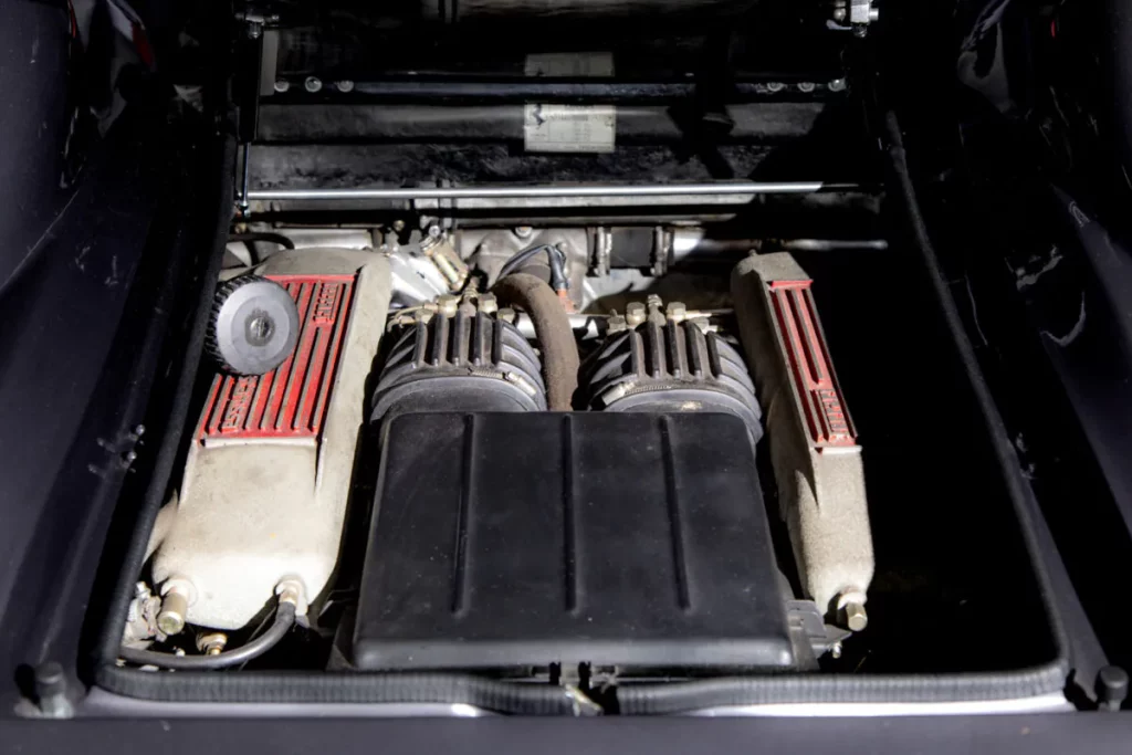 1995 Sbarro Alcador. Ferrari Testarossa. Imagen motor.