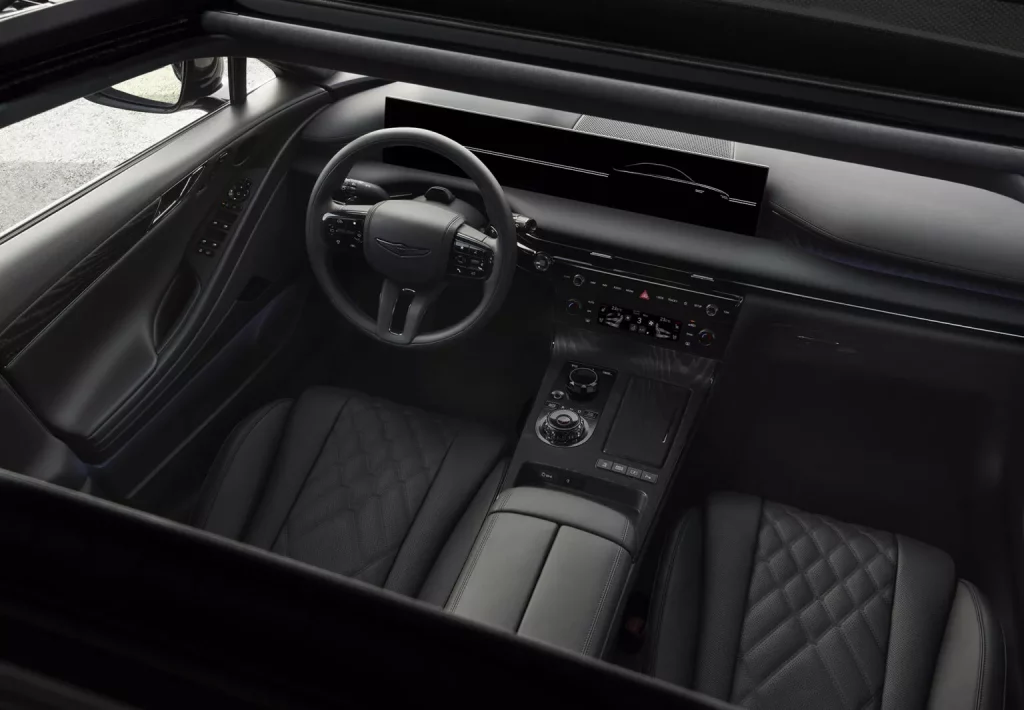 Genesis viste de luto a sus modelos más elitistas 1 Motor16 2025 Genesis Prestige Black. Imagen interior.