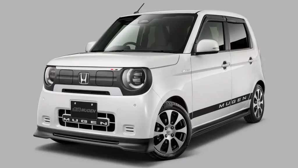 2025 Honda N-One e: Mugen. Imagen delantera.