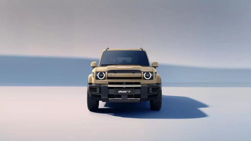 2025 iCAR V27. Imagen frontal.