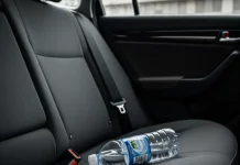 No se te ocurra dejar una botella de agua dentro de tu coche en verano si no quieres quedarte sin él