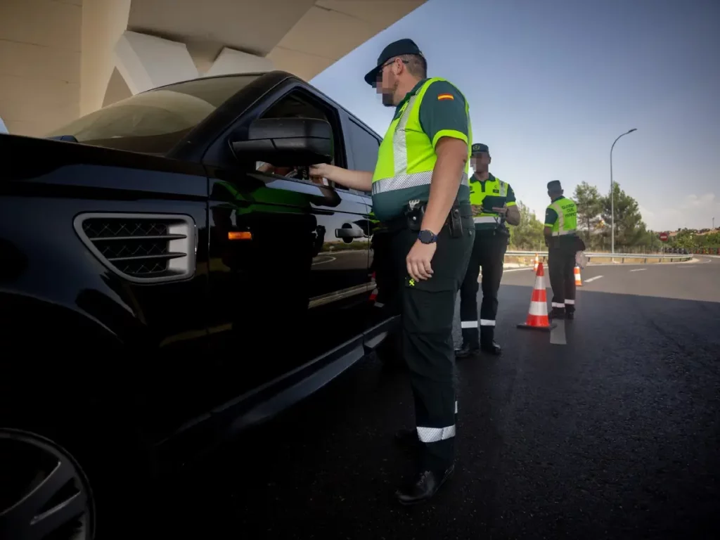 Control de la Guardia Civil