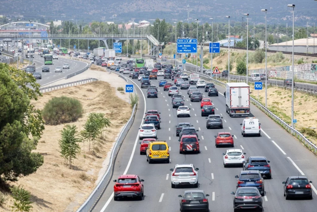 A-6 el 1 de agosto de 2025 operación salida DGT