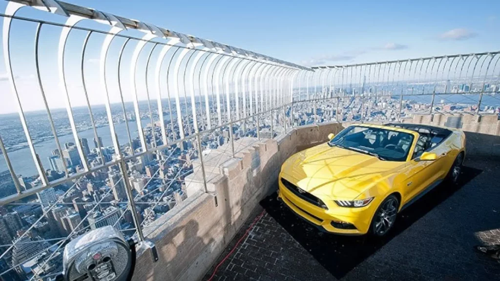 Ford Puma Gen-E: el SUV eléctrico que desafía lo imposible al subir hasta lo más alto de un edificio en Francia 7 Motor16 FORD MUSTANG 2014 EMPIRE STATE Motor16