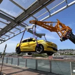 Ford Puma Gen-E: el SUV eléctrico que desafía lo imposible al subir hasta lo más alto de un edificio en Francia