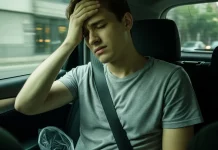 ¿Te mareas en el coche? No te sientes, un médico te dice cuál es la mejor postura