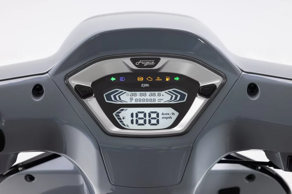 SYM Fugue 125: Un scooter atractivo por menos de 3.000 euros 16 Motor16 SYM Fugue 125 dashboard 3 Motor16