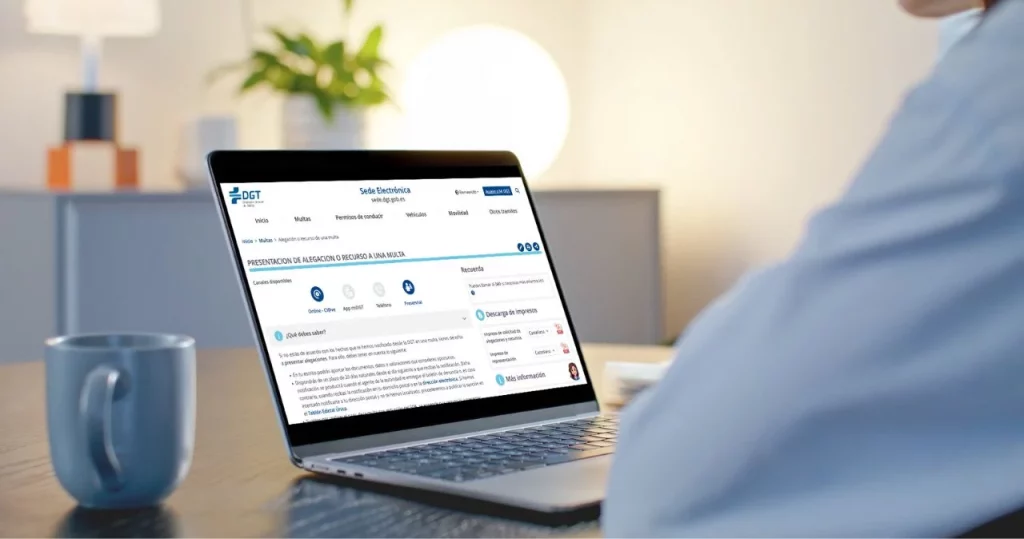 Sede electronica DGT recurrir multa Motor16