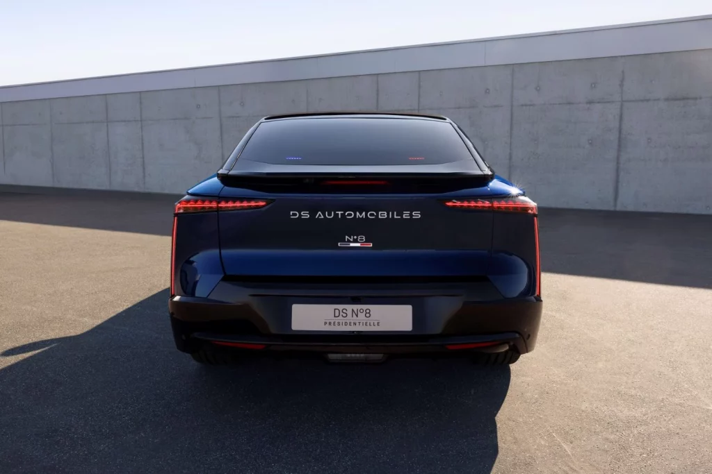 DS Nº8 Présidentielle: Macron estrena el primer coche oficial 100 % eléctrico