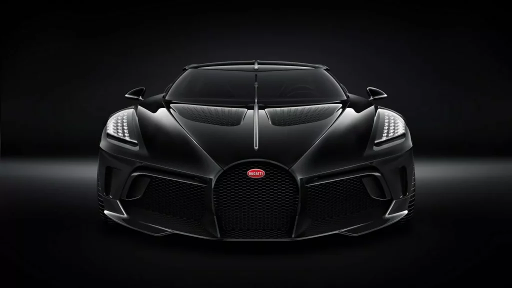 2019 Bugatti La Voiture Noire. Imagen delantera.