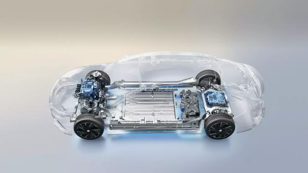 Electra L7: La berlina electrificada con la que Buick quiere conquistar China 3 Motor16 2025 Buick Electra L7. Imagen radiografía.