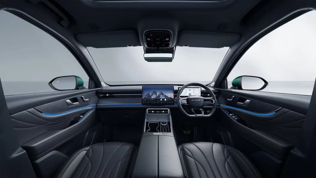 2025 Chery Tiggo 9 Super Hybrid. Imagen interior