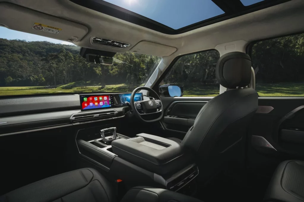 2025 MGU9 Pick-Up. Australia. Imagen interior.