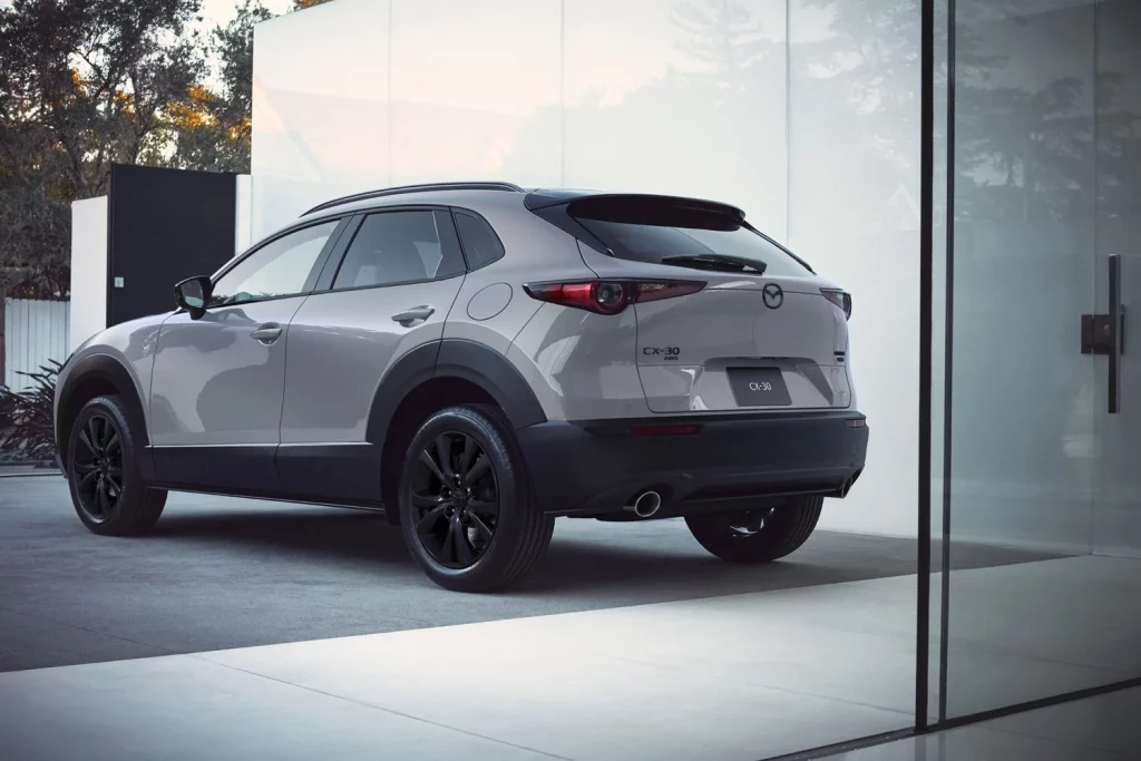 2025 Mazda CX-30 USA. Imagen trasera.