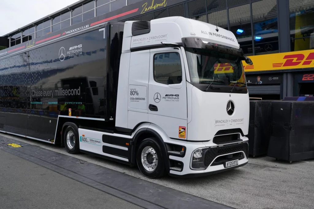 2025 Mercedes-AMG Petronas F1. eActros 600. Imagen.