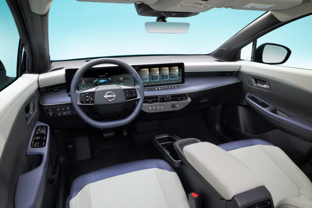 El nuevo Nissan Leaf tiene precio: ¿25.580 euros te parece caro? 1 Motor16 2025 Nissan Leaf. Imagen interior.