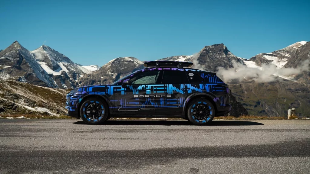 2025 Porsche Cayenne Eléctric. Grossglockner. Imagen lateral.