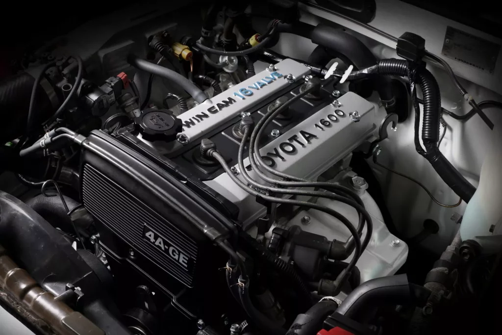 2025 Toyota GR Heritage Parts. Motor AE86. Imagen.