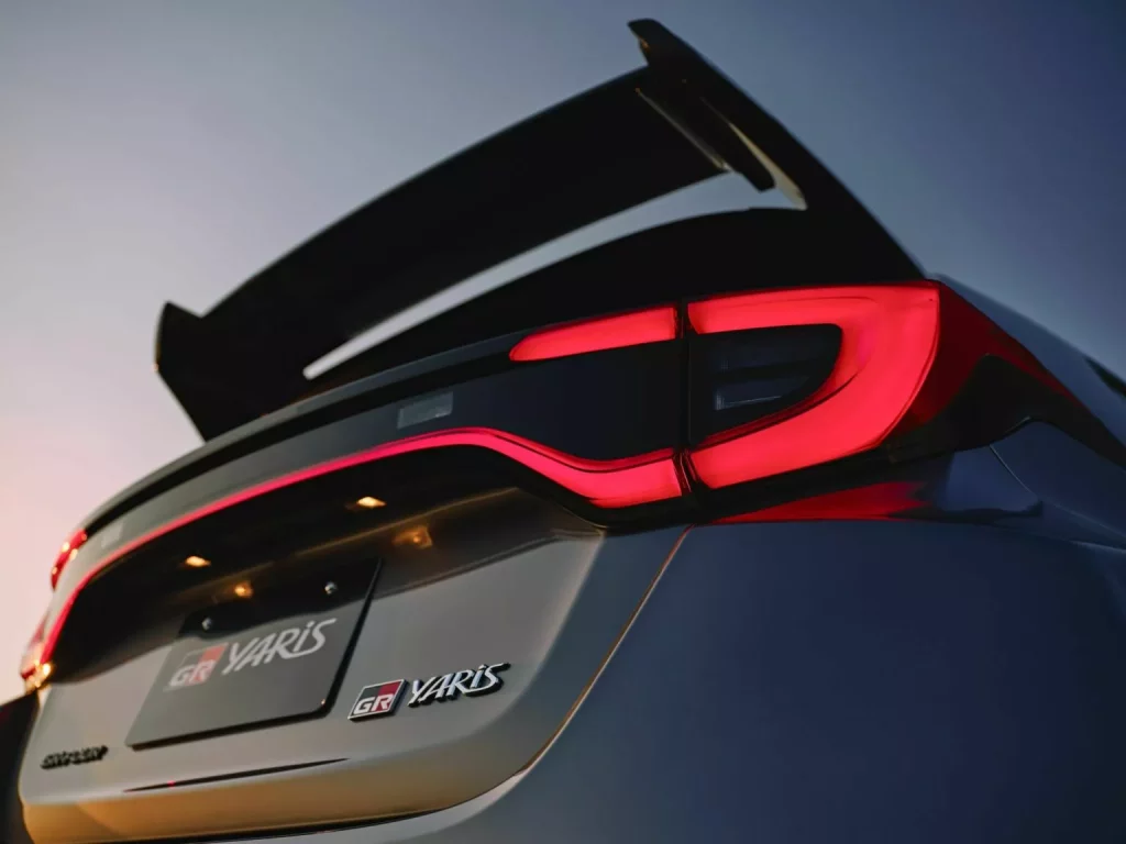 2025 Toyota GR Yaris Aero Performance Package. Imagen detalle.
