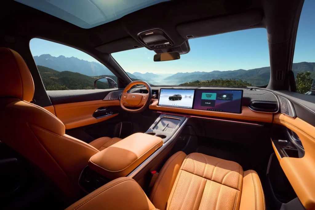 2025 Xpeng G9. Imagen interior.