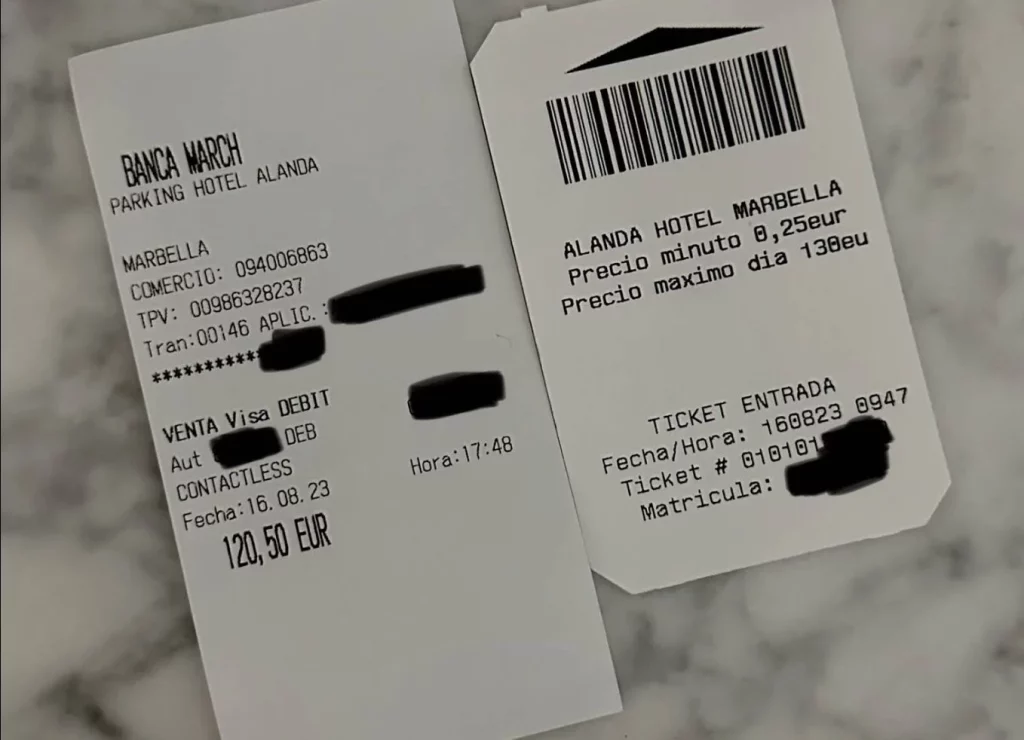 El sorpresón de Nagore Robles y Susana Bicho al pagar un ticket de parking en Marbella: "Págalo ya que sigue sumando" 1 Motor16 ticket parking marbella