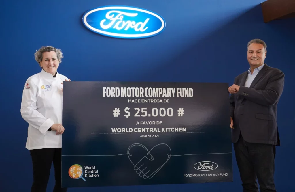 La campaña con la que Ford España llenará de productos y solidaridad los bancos de alimentos 1 Motor16 FORD DONACION WORLD CENTRAL KITCHEN Motor16