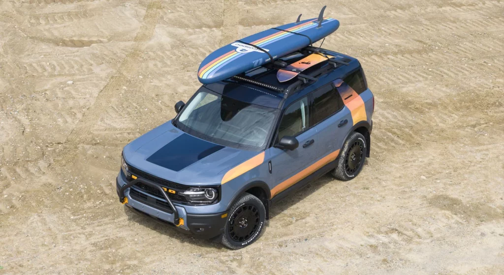 Los nuevos prototipos del Ford Bronco en su 60 cumpleaños 8 Motor16 Ford Bronco Sport Silver Lake Dunes Project Vehicle 04 2129 Motor16
