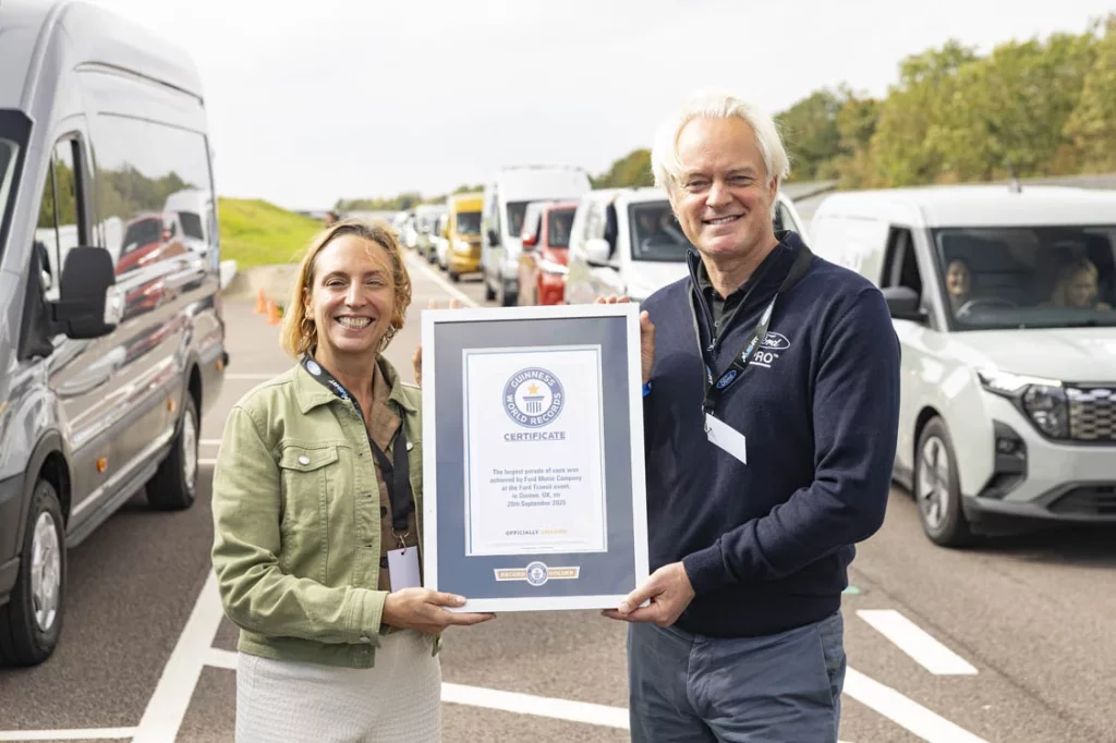 La Ford Transit consigue un historico record Guinness en su 60 aniversario 1 Motor16