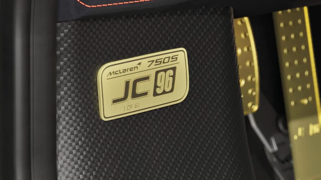 Este nuevo McLaren 750S JC96 inspirado en el F1 GTR sólo podrás encontrarlo en Japón