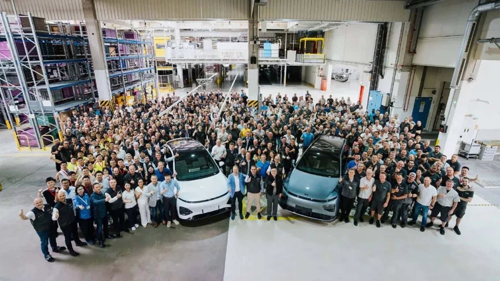 Primeras unidades de Xpeng fabricadas en Europa