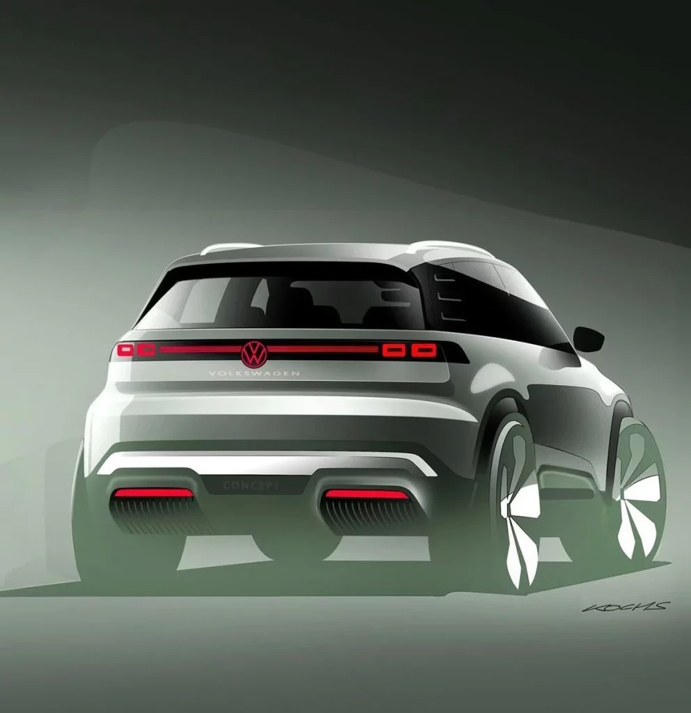 Volkswagen revela el primer vistazo al ID.2 X eléctrico que se hará en Landaben 1 Motor16 TEASER VOLKSWAGEN ID.2 X 2 Motor16