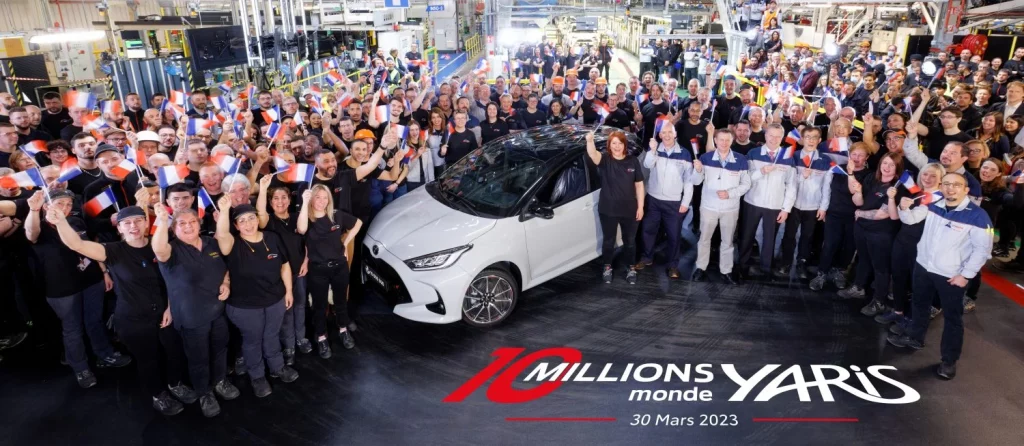 Toyota anuncia la producción de su primer eléctrico en Europa 1 Motor16 TOYOTA YARIS 10 MILLONES EN LA FABRICA DE KOLIN Motor16