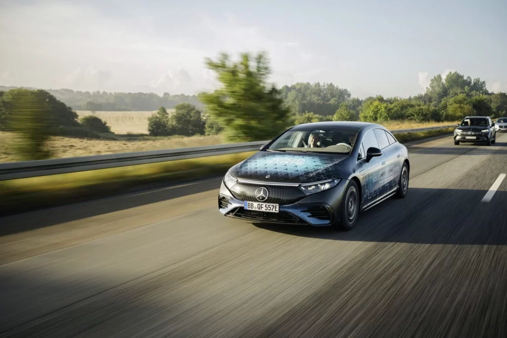 Un Mercedes EQS con batería de estado sólido viaja 1.205 km “de verdad” 14 Motor16 mercedes eqs autonomia 1205 km stuttgart malmo bateria estado solido 11 Motor16