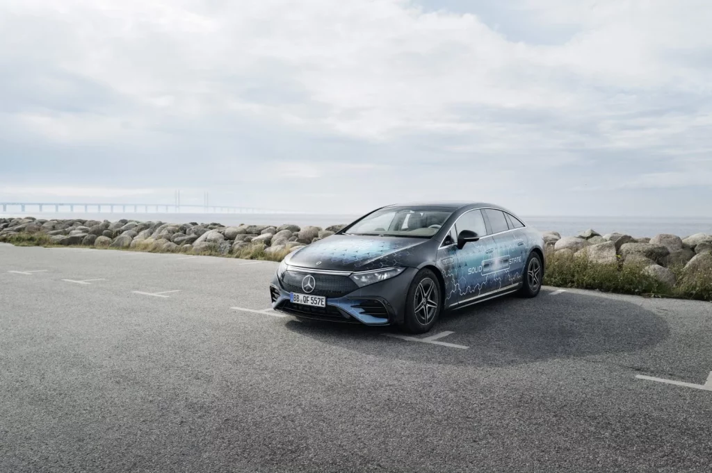 Un Mercedes EQS con batería de estado sólido viaja 1.205 km “de verdad” 8 Motor16 mercedes eqs autonomia 1205 km stuttgart malmo bateria estado solido 17 Motor16