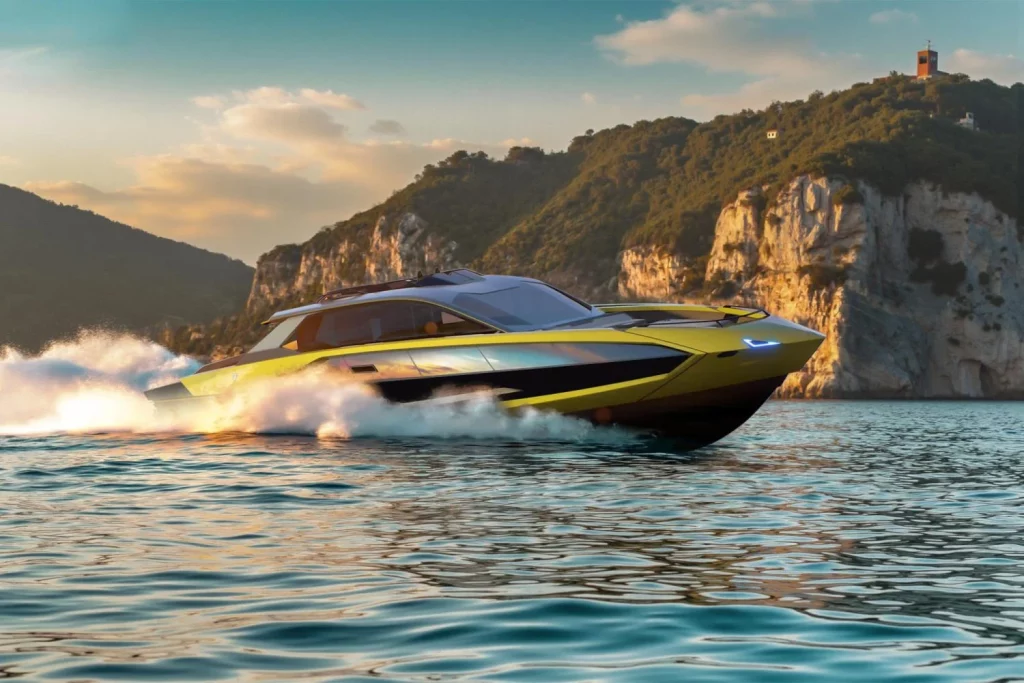Lamborghini conquista los mares con este yate de 30 metros que navega como un superdeportivo