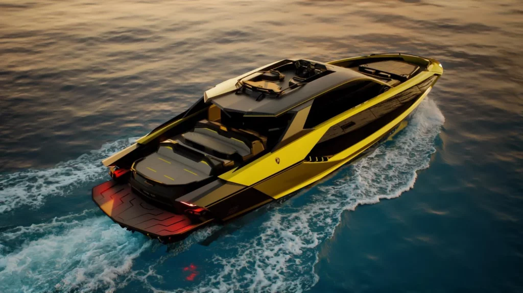 Lamborghini conquista los mares con este yate de 30 metros que navega como un superdeportivo