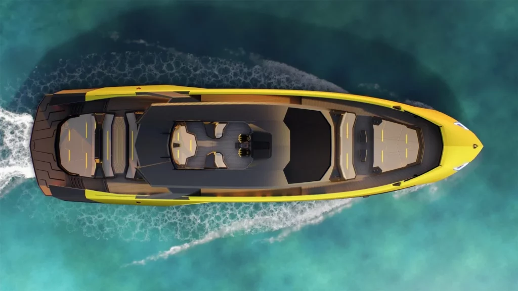 Lamborghini conquista los mares con este yate de 30 metros que navega como un superdeportivo