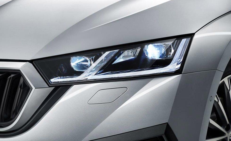 Skoda desvela sus faros LED que la