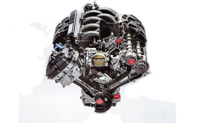 Propulsor 5.2 V8. Este es el corazón del Ford Shelby Mustang GT350