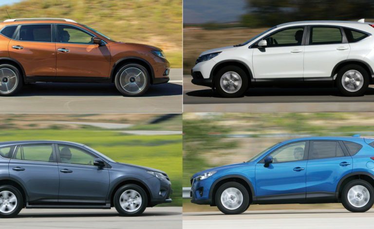 ¿Qué SUV me compro: Honda CR-V, Toyota RAV-4, Mazda CX-5 o Nissan X-Trail?