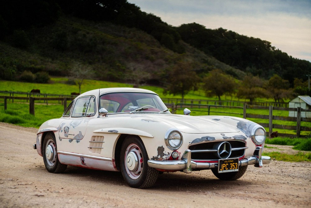 1956 Mercedes Benz 300SL Gullwing 3 Motor16