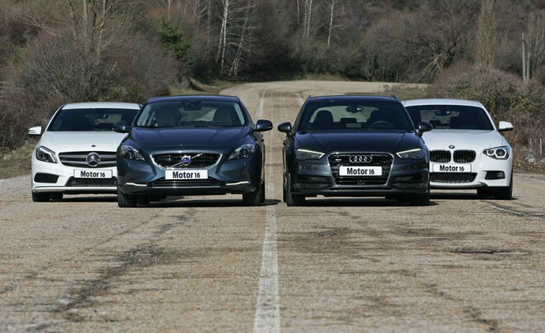 Comparativa Audi A3 Sportback, BMW Serie 1, Mercedes Clase A y Volvo V40. ¿Alguno de los cuatro es el mejor?