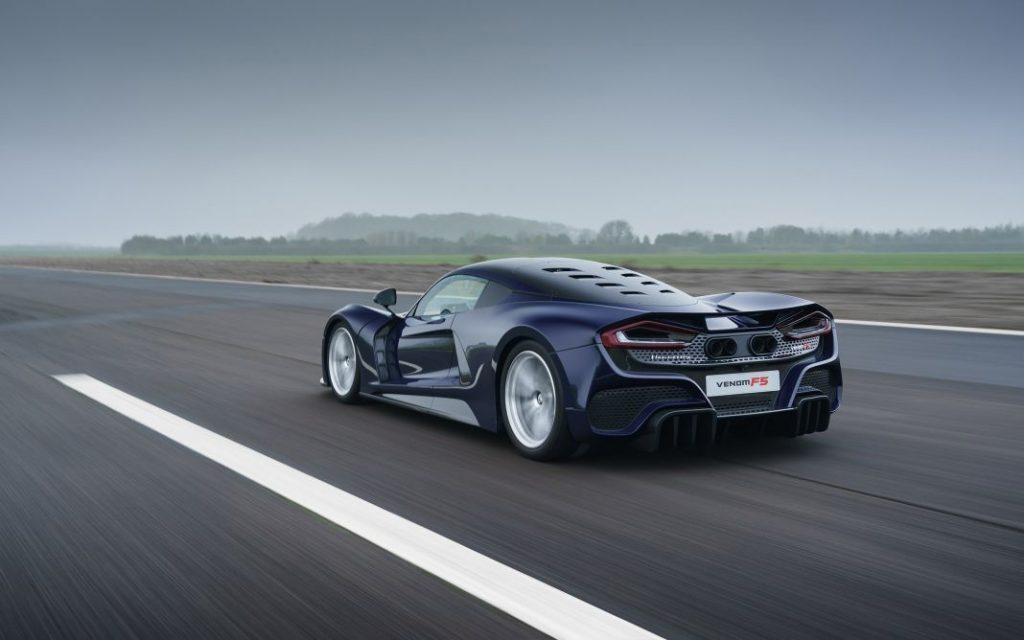 2022 Hennessey Venom F5. Movimiento.