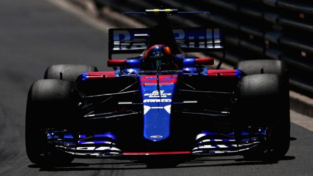 Uno de los monoplazas de Carlos Sainz en Toro Rosso
